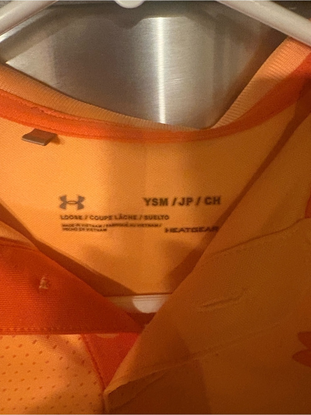 Under Armour Orange Performance Tank Top
